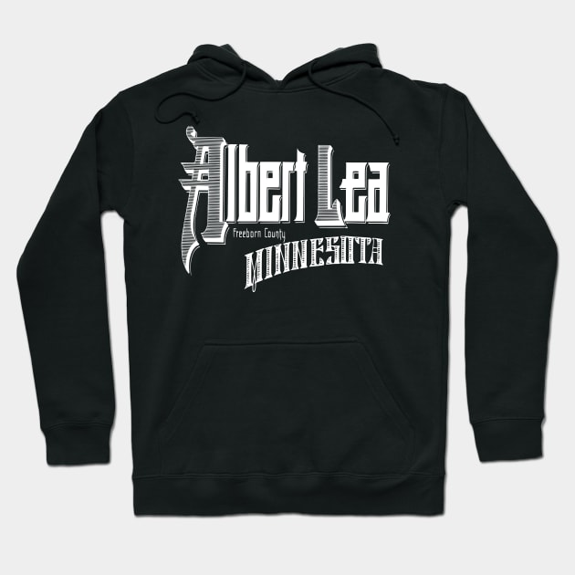 Vintage Albert Lea, MN Hoodie by DonDota